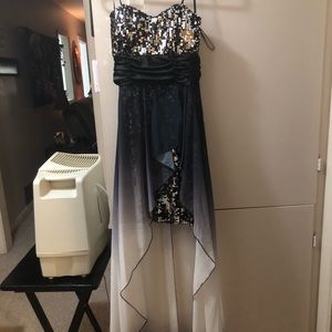 High Low Ombré formal dress